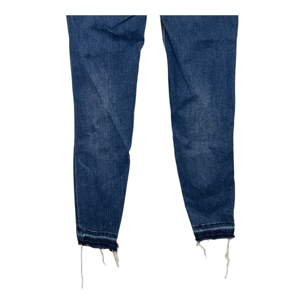 Spanx Women’s Medium Skinny Leg Blue Jean Jeggings Dark Wash Pull On Stretch - Picture 9 of 10